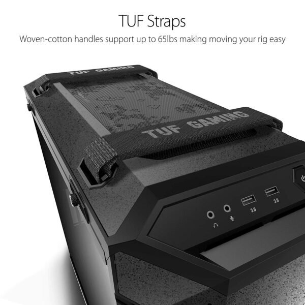 ASUS TUF Gaming GT501 Mid-Tower Computer Case for up to EATX Motherboards - Image 2