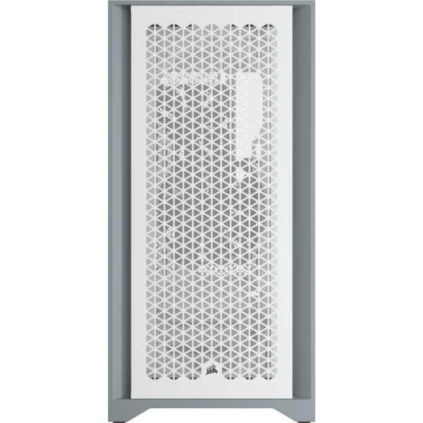 4000D AIRFLOW Tempered Glass Mid-Tower ATX Case — White - Image 3