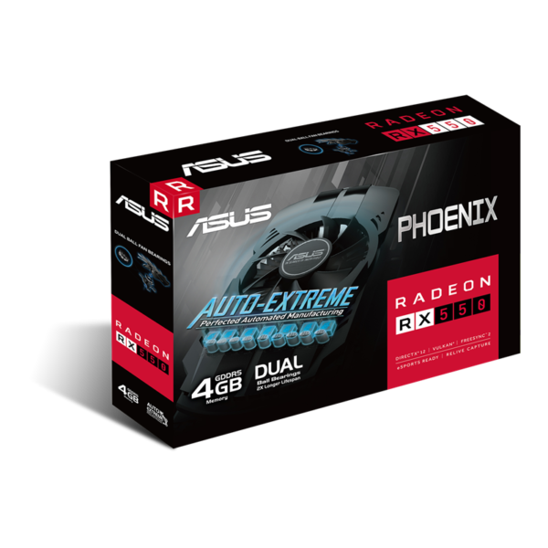 Asus AMD VGA PH-RX550-4G-EVO Graphic Card - Image 3