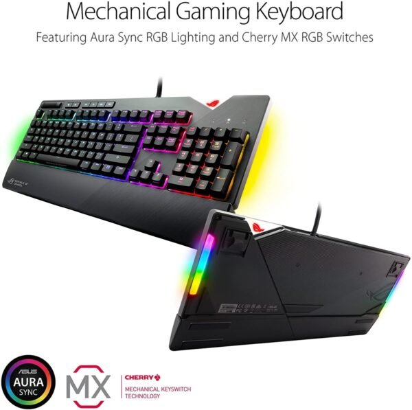 Asus Rog Strix Flare RGB Mechanical Gaming Keyboard - Red Switches - Image 3