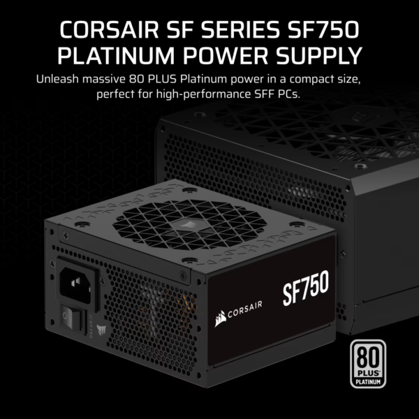 Corsair SF750 Fully Modular 80 Plus Platinum SFX PSU CP-9020284-UK - Image 3