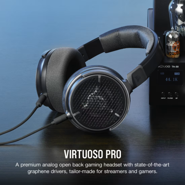 Corsair Virtuoso PRO Open Back Streaming/Gaming Headset CA-9011370-AP - Image 2