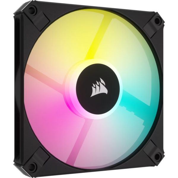 Corsair iCUE AR120 Digital RGB 120mm PWM Fan - Single Pack - Black