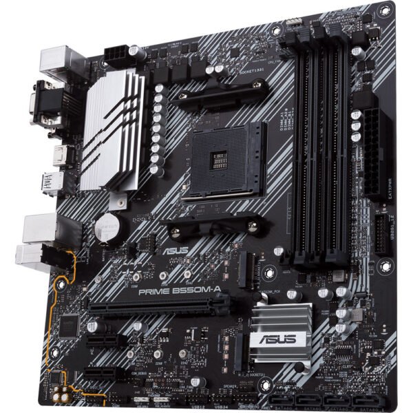 ASUS PRIME B550M-A AM4 Micro-ATX Motherboard - Image 2