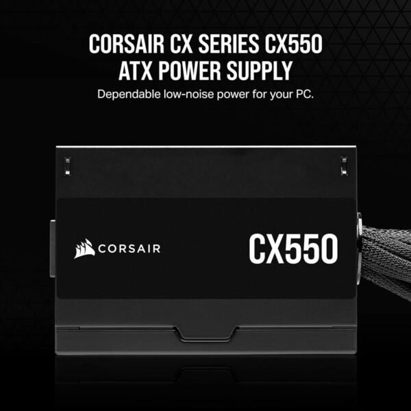 Corsair CX Series CX550 550W 80 Plus Bronze ATX Power Supply - Image 2