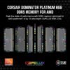 Corsair Dominator Platinum RGB 64GB (2x32GB) 6000MHz C30 DDR5 DRAM AMD EXPO & Intel XMP Memory Kit - Grey - Image 4