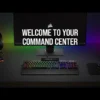 Corsair K100 RGB Optical-Mechanical Gaming Keyboard — CORSAIR OPX Switch — Black - Image 4