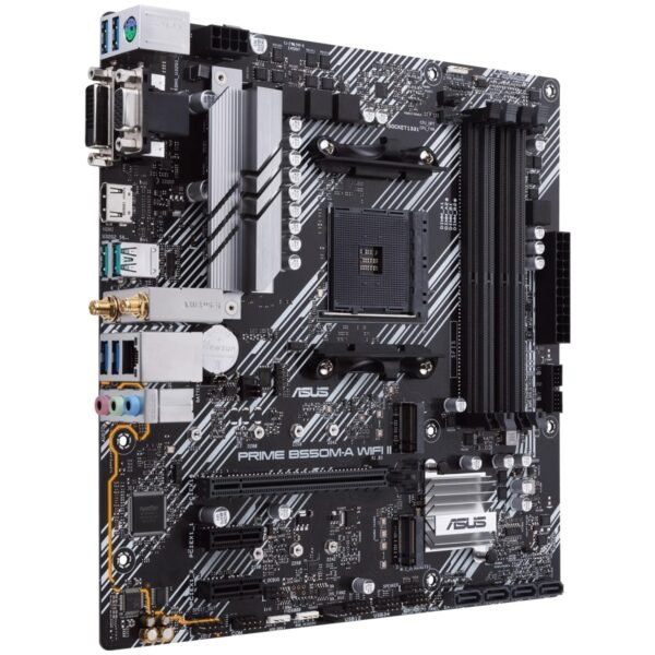 Asus Prime B550M-A Wifi II AM4 AMD microATX Motherboard - Image 2