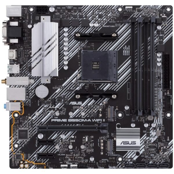 Asus Prime B550M-A Wifi II AM4 AMD microATX Motherboard - Image 3