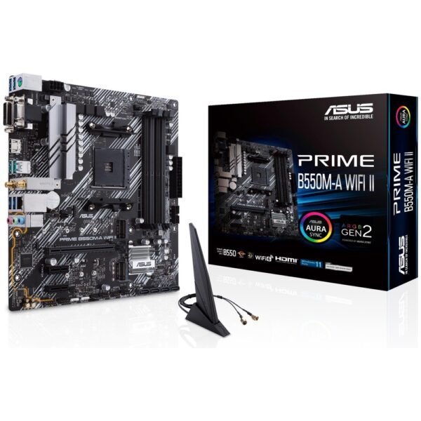 Asus Prime B550M-A Wifi II AM4 AMD microATX Motherboard