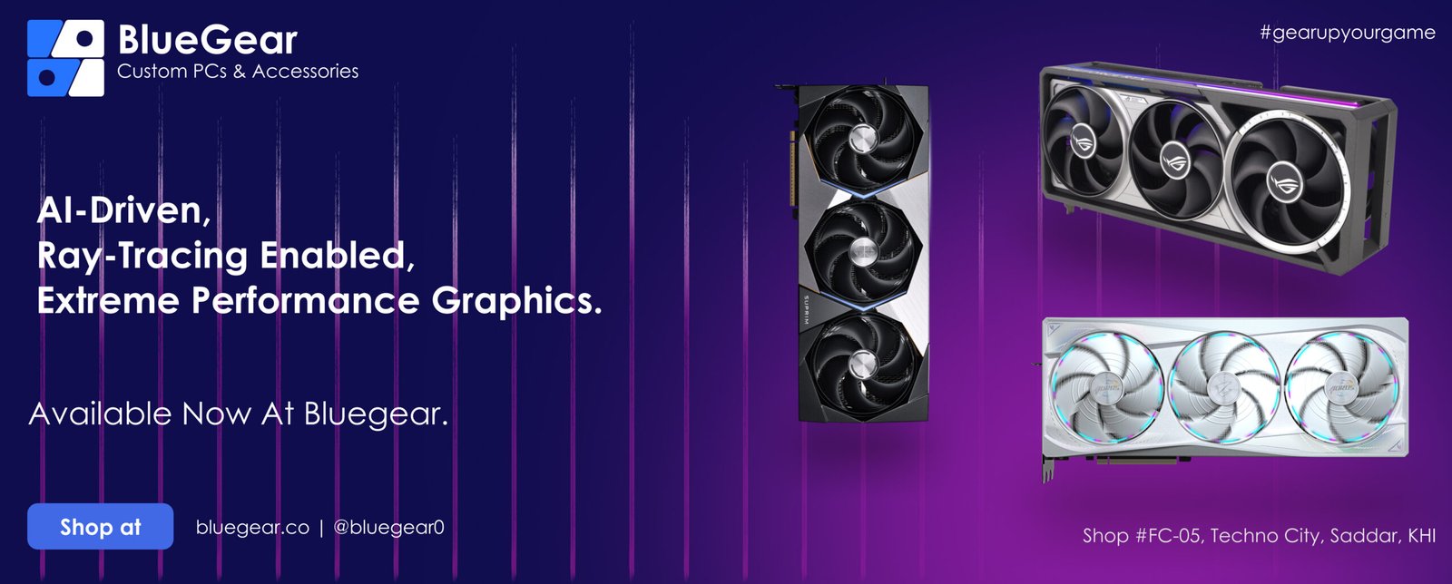 Graphic Card Banner Website