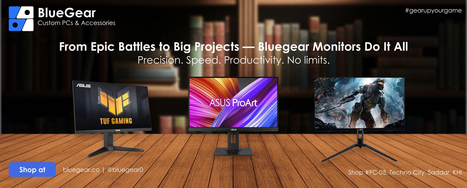 Monitor Banner Website